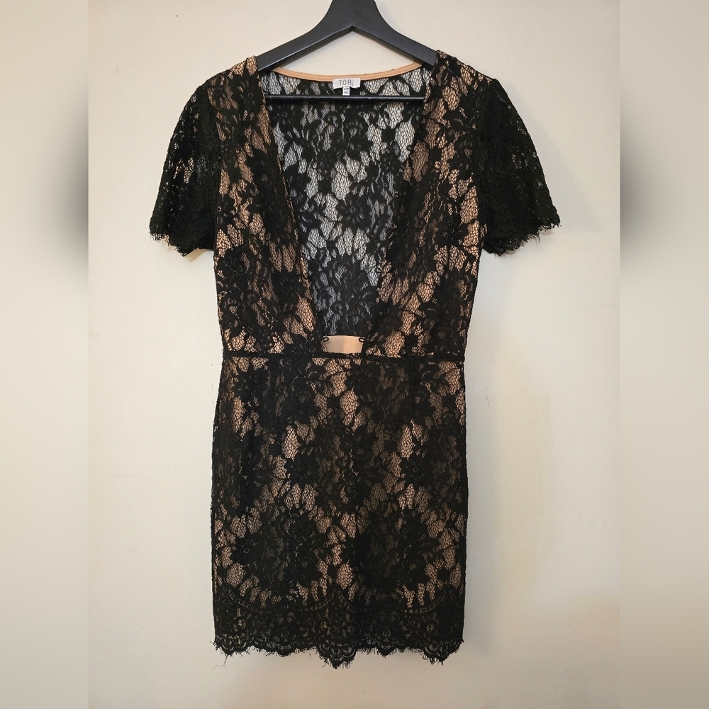 Tobi Black Lace Dress